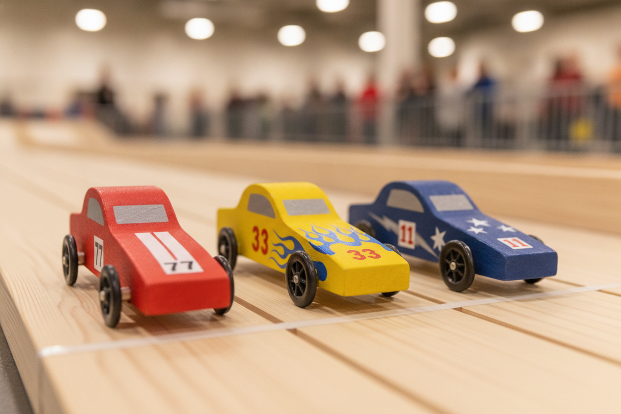 Pinewood derby cars